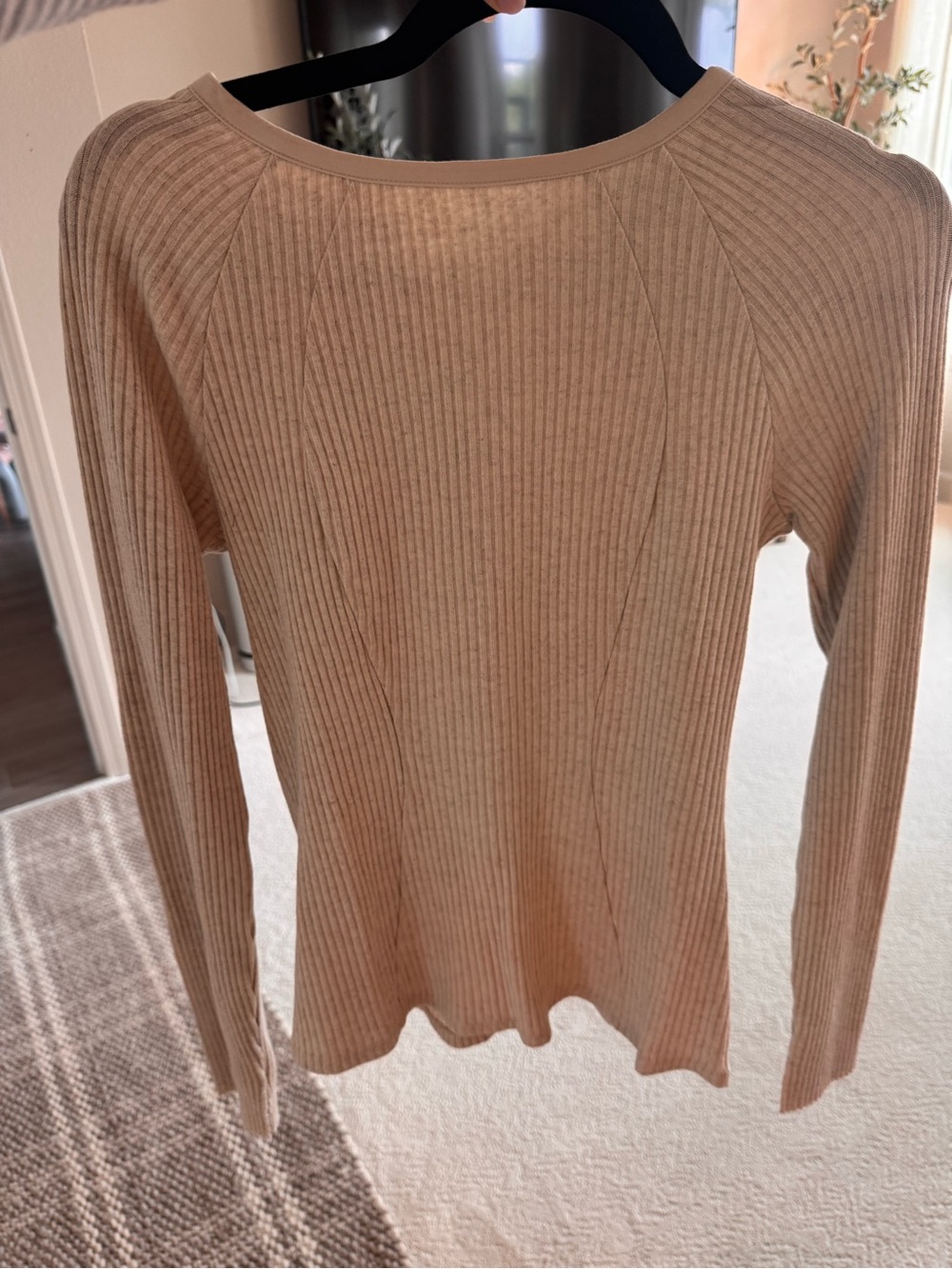 Rag n Bone Ribbed Long-Sleeve Women's Top
